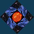 JPG thumbnail image of Golden Rectangle mandala by artist Doug Craft that links to 2006 Solar Mandala collages